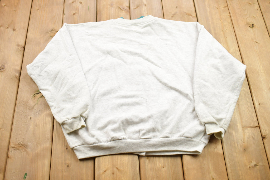 Vintage 1990s Floral Theme Button Up Sweater
