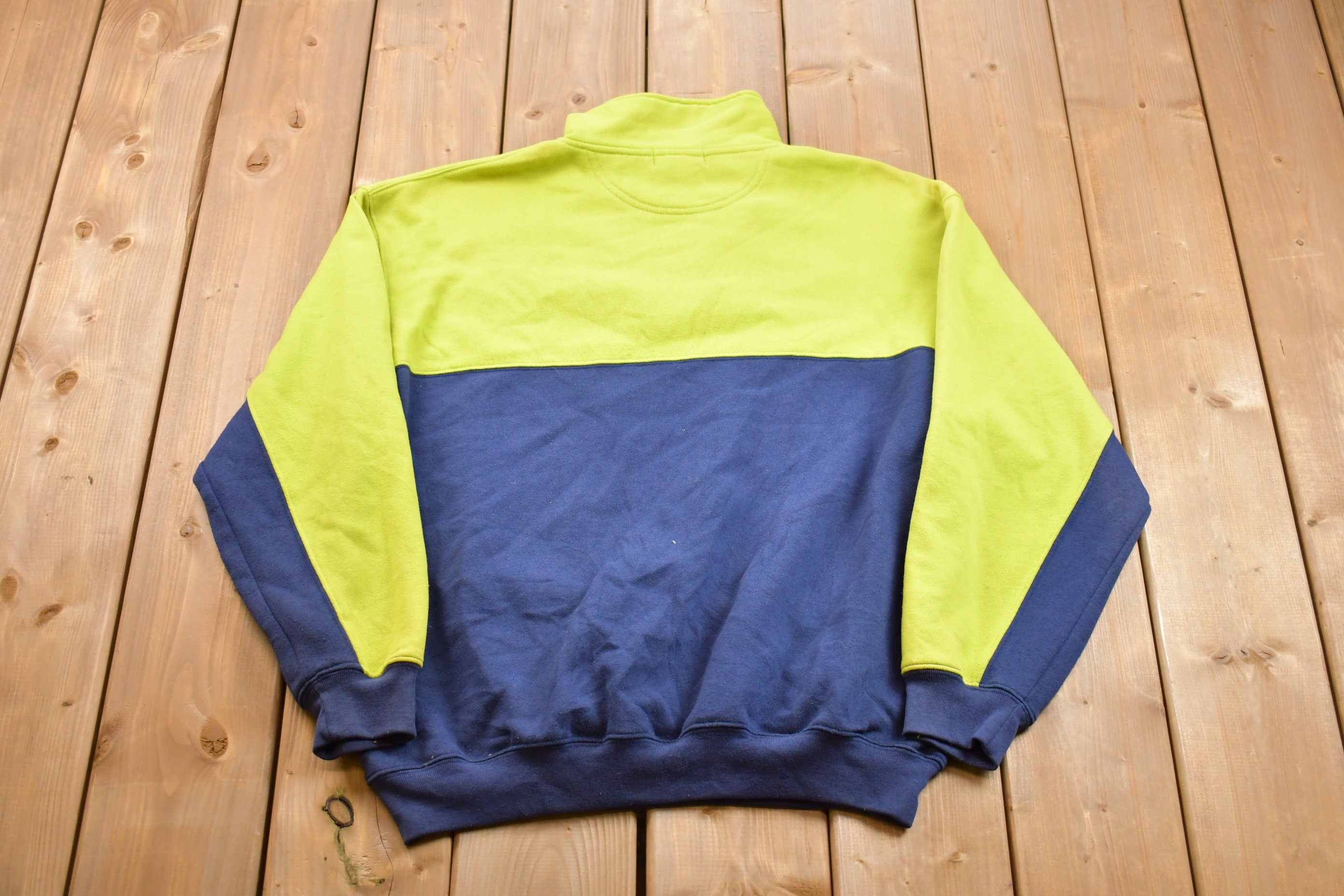 Vintage 1990s Ragsport Quarter Zip Sweatshirt