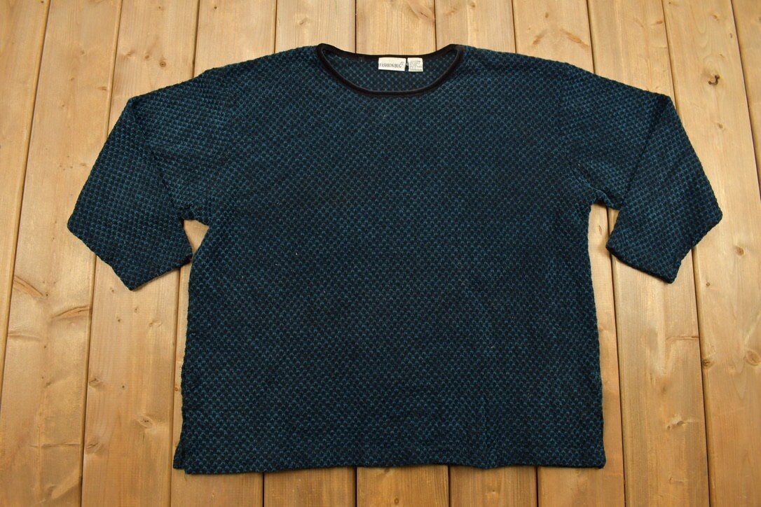 Vintage 1990s Fashion Bug Knit Crewneck Sweater