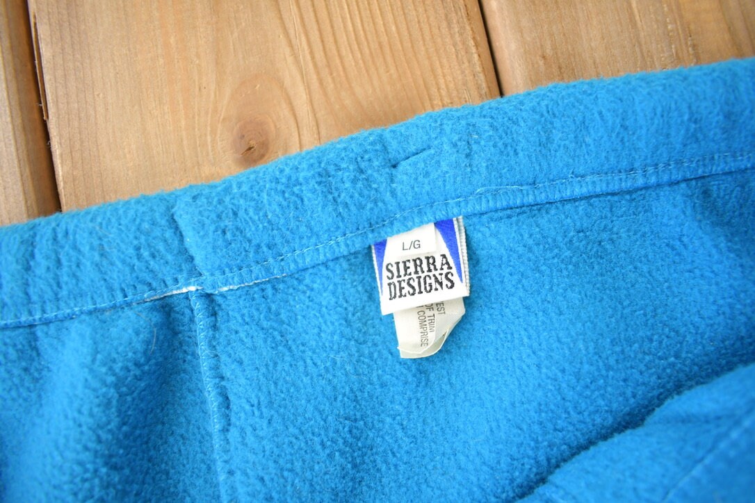 Vintage 1990s Sierra Designs Fleece Sweat Pants Size Large Made In Canada