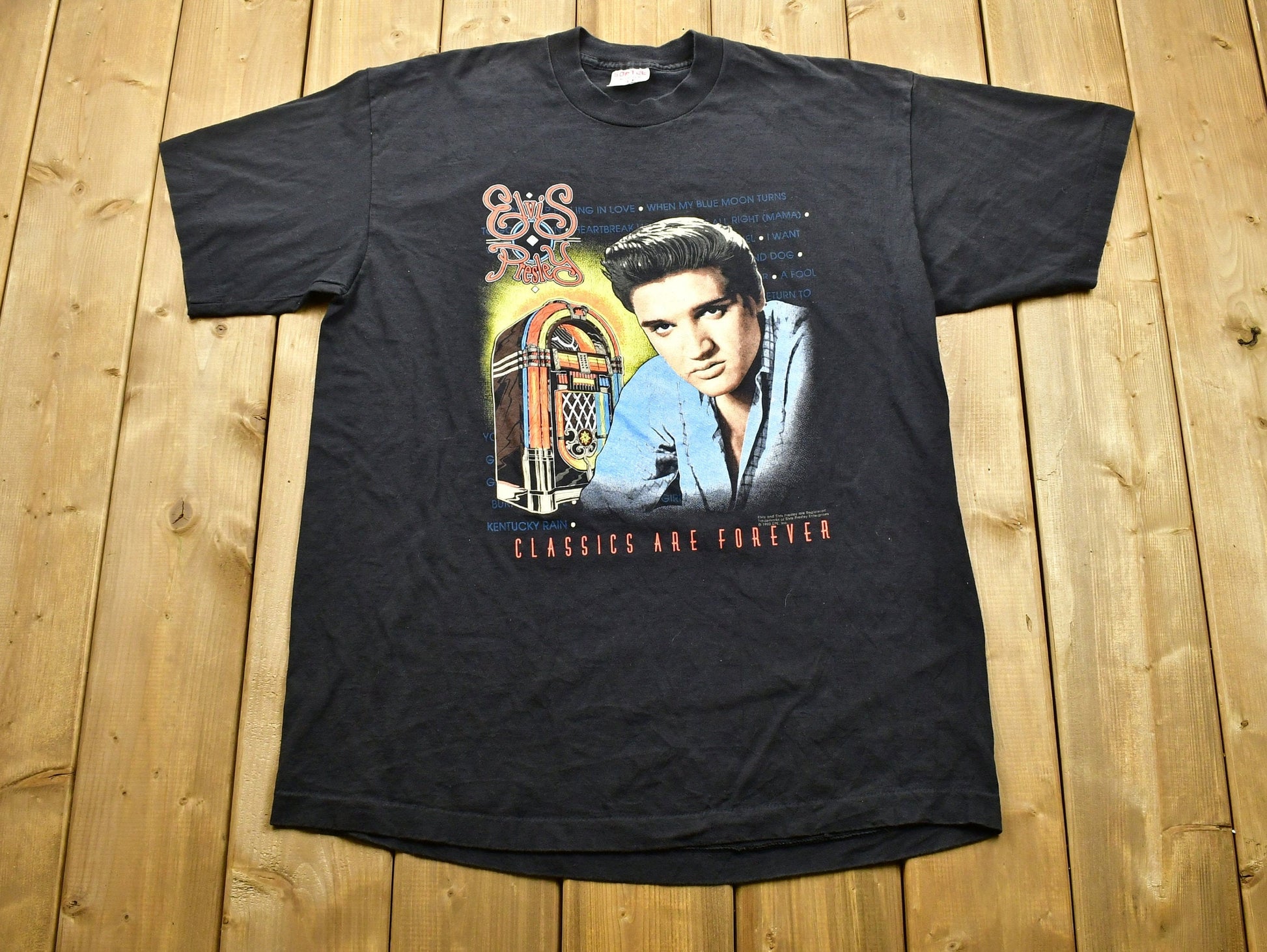 Vintage 1992 Elvis Presley Classics Are Forever Band T-shirt