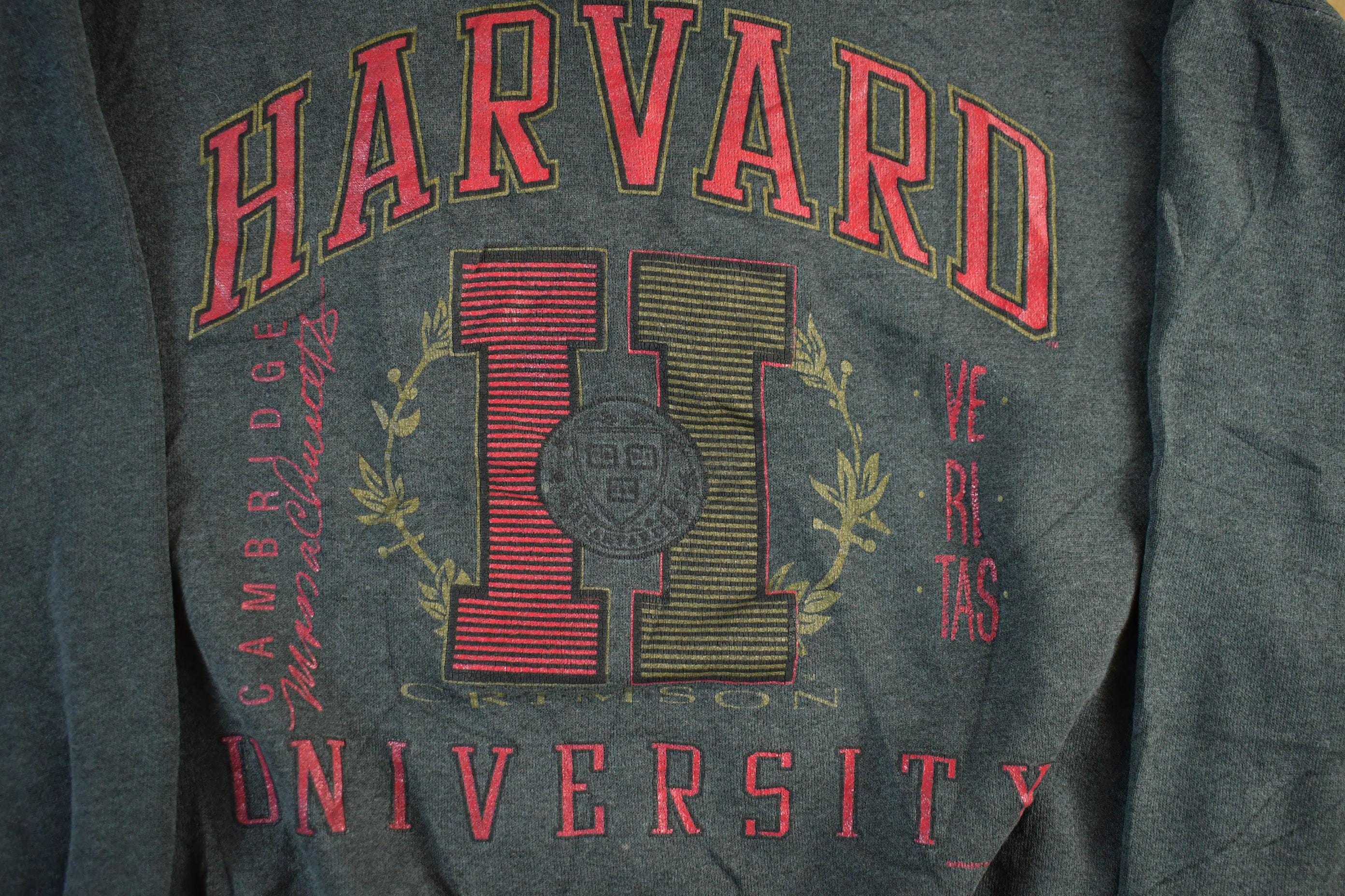 Vintage 1990s Harvard University Collegiate Crewneck Men's Large