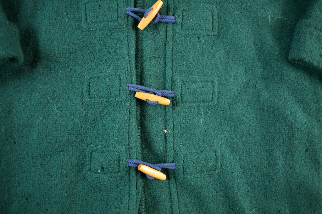 Vintage 1990s The Eagle's Eye Wool Full Length Over Coat Men's Small