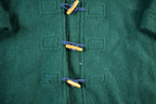 Vintage 1990s The Eagle's Eye Wool Full Length Over Coat Men's Small