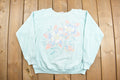 Vintage 1980s Cute Abstract Flowers Crewneck Sweater