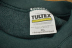 Vintage 1990s Tultex Distressed Crewneck Sweatshirt Made In USA