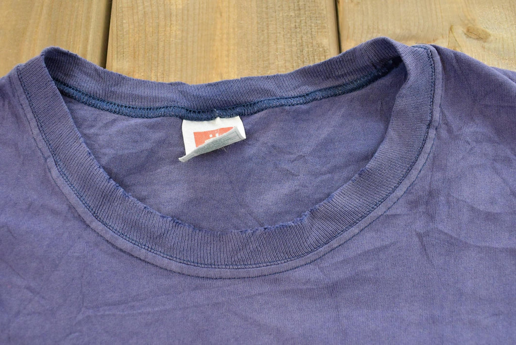 Vintage 1990s Hanes Blank Pocket T-Shirt Men's 2XL