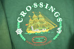 Vintage 1990s Down Island Traders Crossings Crewneck Sweatshirt