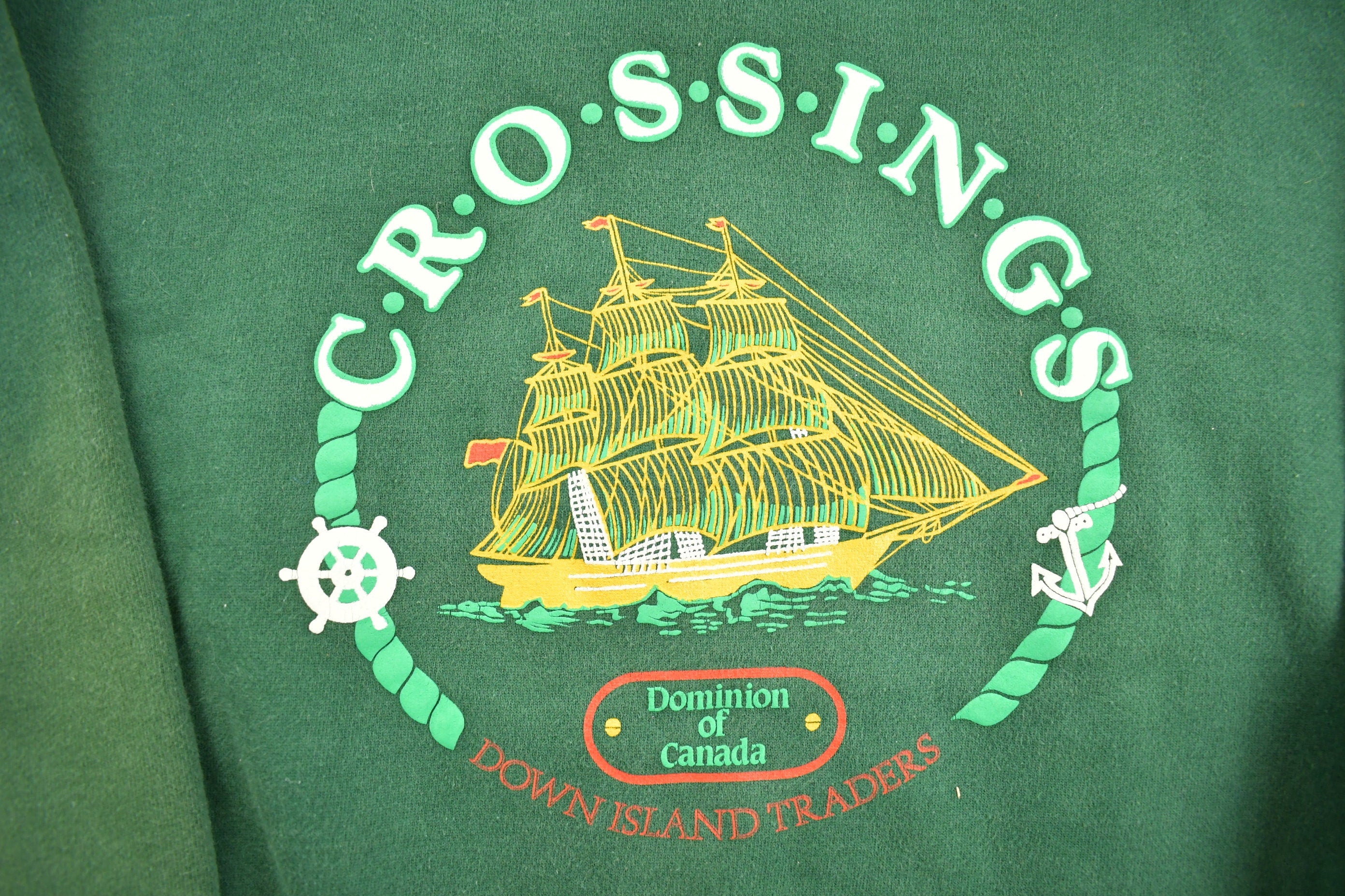 Vintage 1990s Down Island Traders Crossings Crewneck Sweatshirt