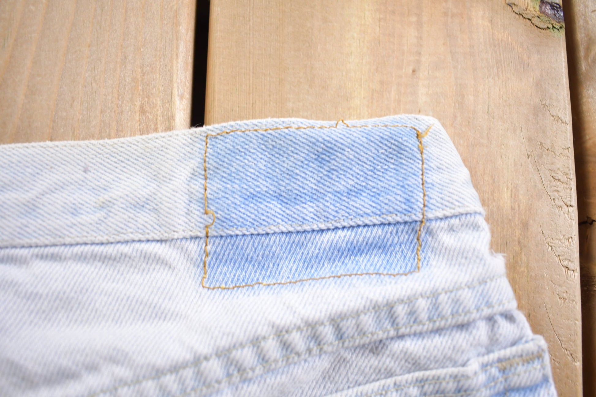 Vintage 1970s Wrangler Jean Shorts Size 28 x 10