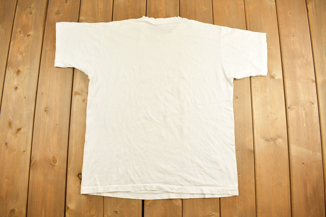 Vintage 1990s Words Not Weapons Graphic T-Shirt