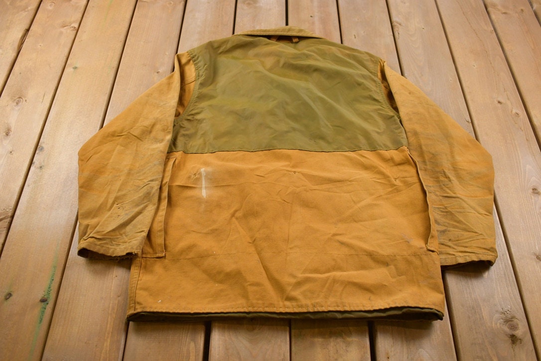 Vintage 1980s Saftbak Hunting Canvas Blazer Jacket