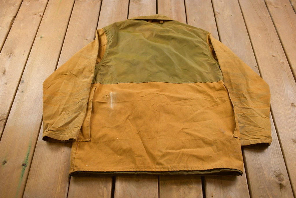 Vintage 1980s Saftbak Hunting Canvas Blazer Jacket