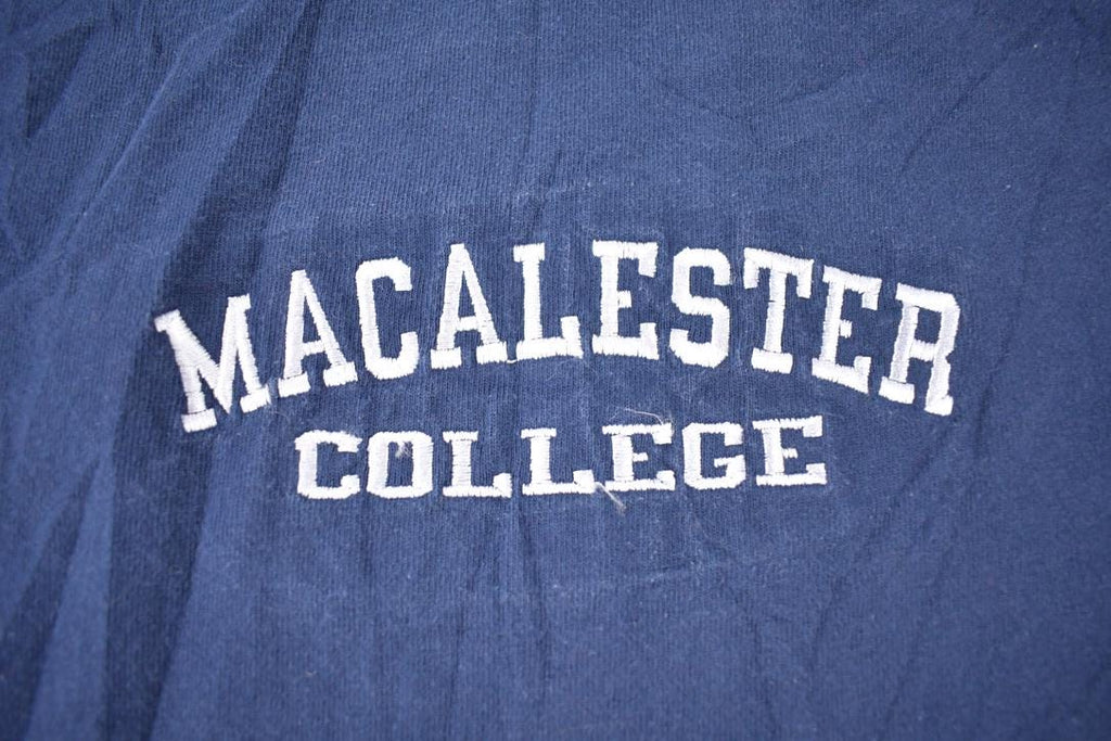 Vintage 1990s Macalester College Jansport Embroidered Long T-Shirt Made In USA