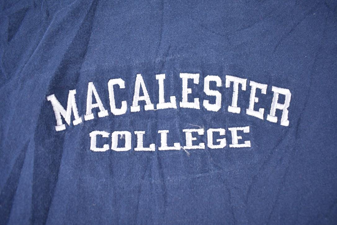 Vintage 1990s Macalester College Jansport Embroidered Long T-Shirt Made In USA
