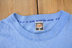 Vintage 1977 Carleton Geology Collegiate Graphic Ringer T-Shirt Made In Canada