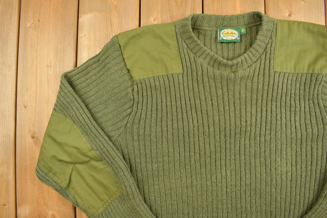 Vintage Cabelas Outdoor Gear Knit Sweater
