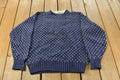 Vintage 1990s Boat House Row Knitted Crewneck Sweater Men's L