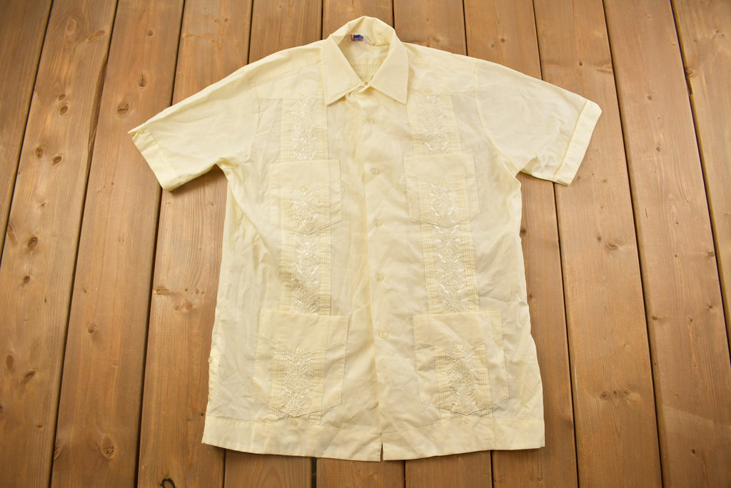 Vintage 1990s Romani Patterned Button Up Shirt
