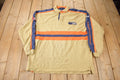 Vintage 1990s Mondetta Sport Embroidered Quarter Button Polo Sweatshirt