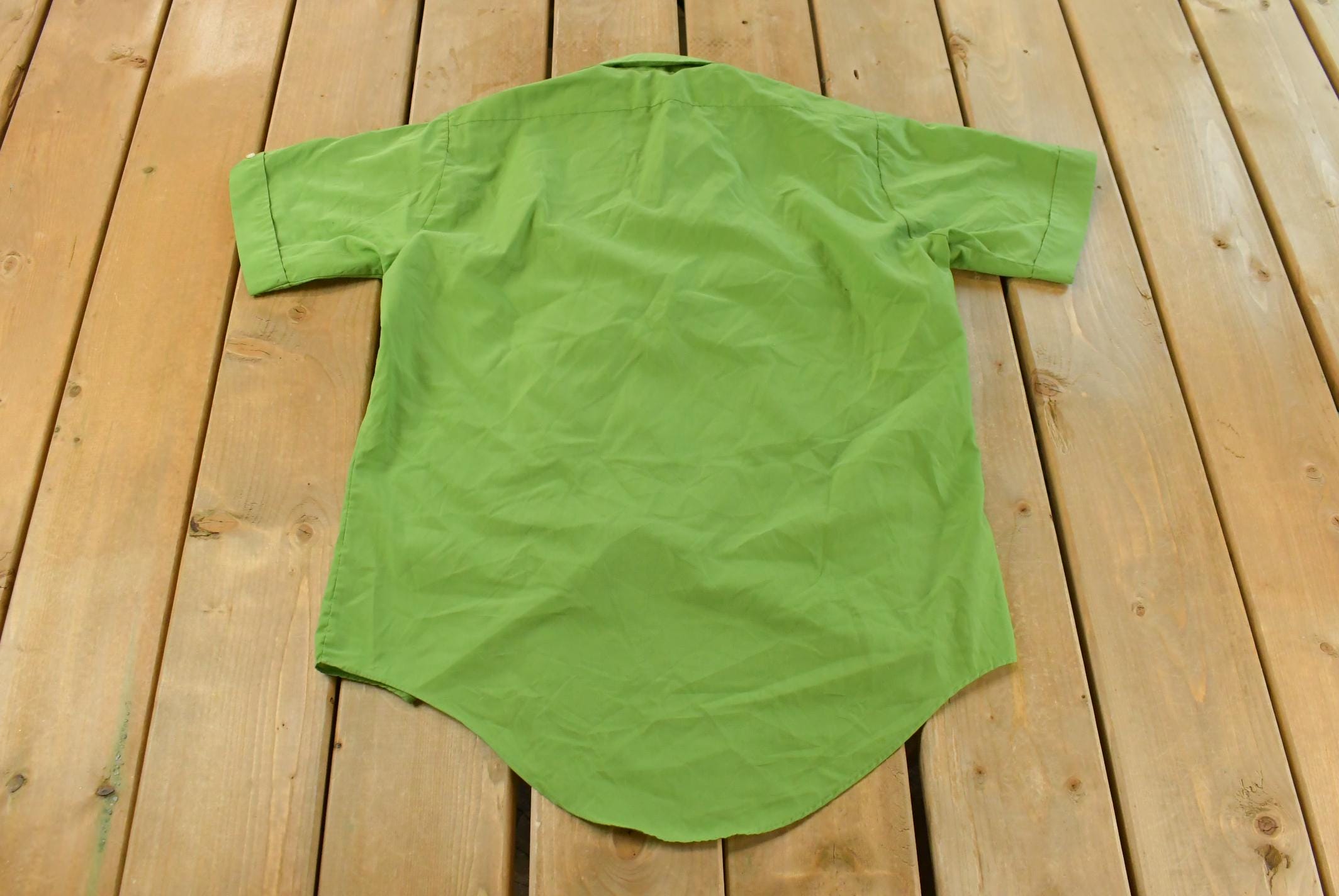 Vintage 1970s Hagens Button Up Shirt Men's M /