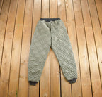 Vintage 1990s Green Insulated Snow Pants Size M