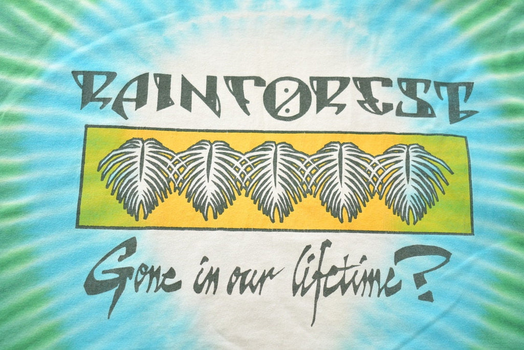 Vintage 1989 Grateful Dead Rainforest Gone in Our Lifetime Band Graphic