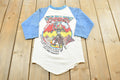 Vintage 1980 Van Halen Women and Children First Pyramids North American Tour Band Raglan T-Shirt Mens XS
