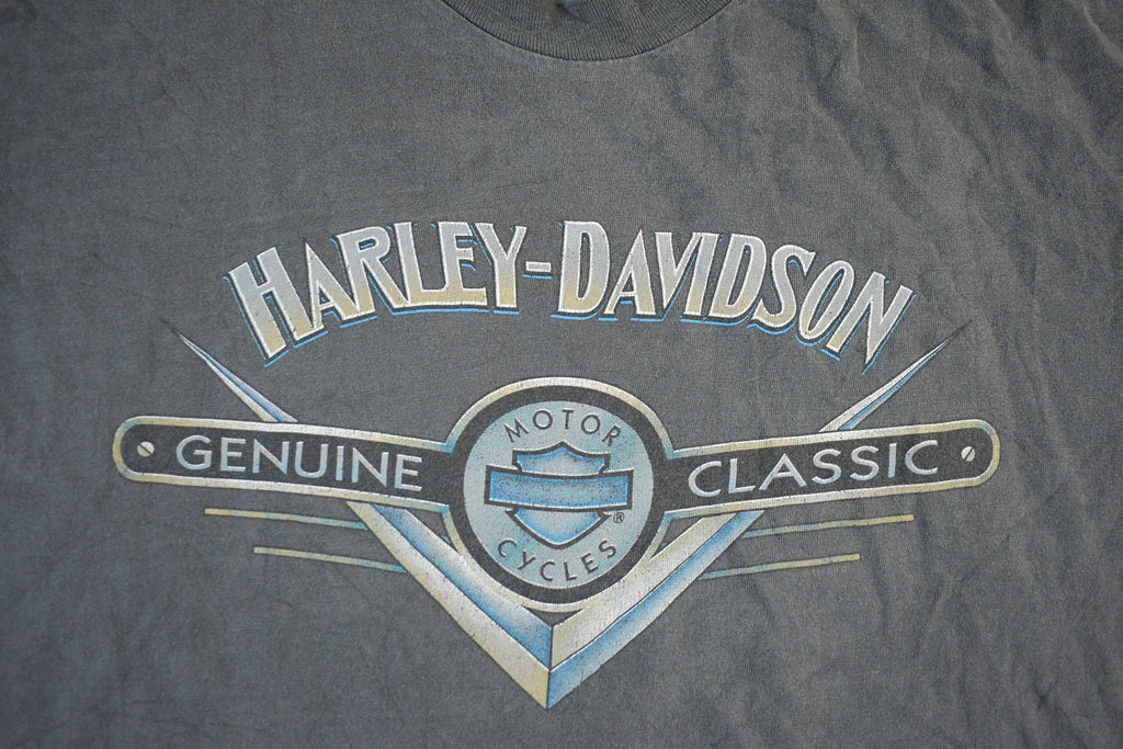 Vintage 1990s Harley Davidson Motorcycles Graphic T-Shirt Men's XL