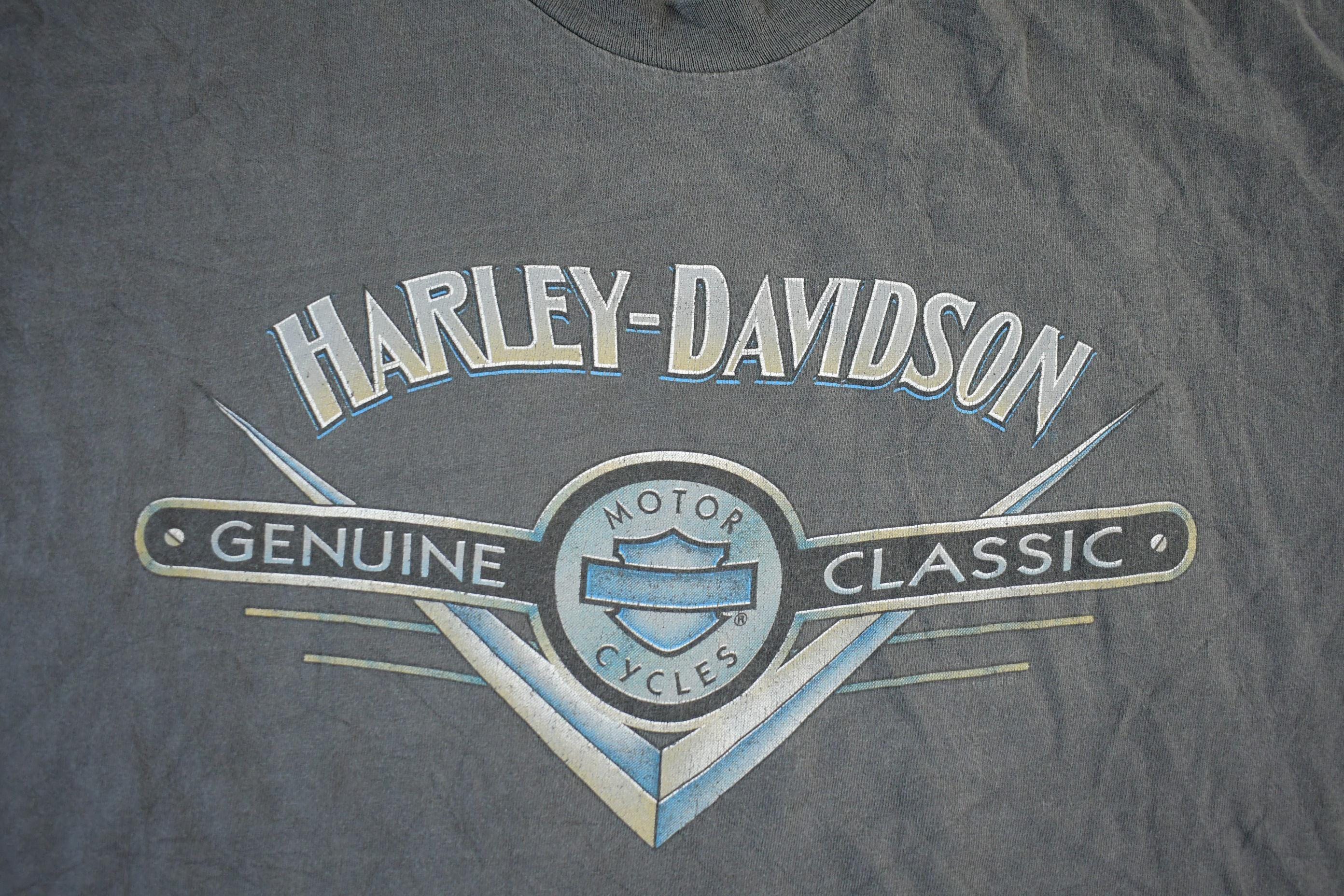 Vintage 1990s Harley Davidson Motorcycles Graphic T-Shirt Men's XL