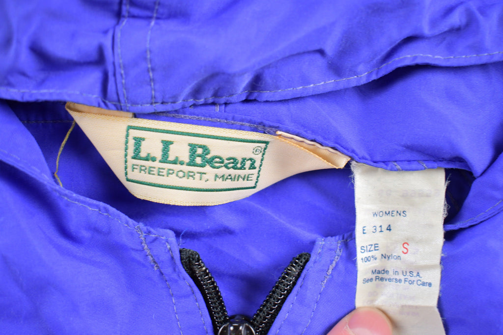 Vintage 1990s LL Bean Half Zip Windbreaker Jacket Athletic Spring Summer Sportswear