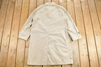 Vintage 1980s Full Length Trench Coat Jacket