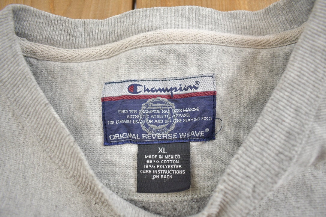 Vintage 1990s University Of Miami Champion Reverse Weave Crewneck
