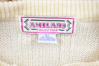 Vintage Knitted Cardigan Sweater with Beautiful Buttons