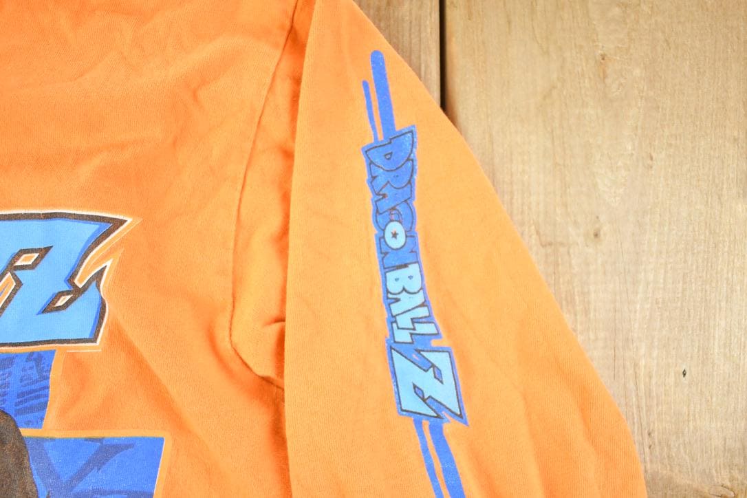 Vintage 1990s Youth Dragon Ball Z Souvenir Single Stitch Graphic Print Long Sleeve T-Shirt