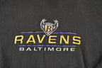 Vintage 1990s Logo 7 Baltimore Ravens Crewneck Sweatshirt Men's L XL / 90s NFL Football / Sportswear / Gridiron / Super Bowl