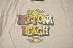 Vintage 1980s Daytona Beach Florida Ringer T Shirt Streetwear