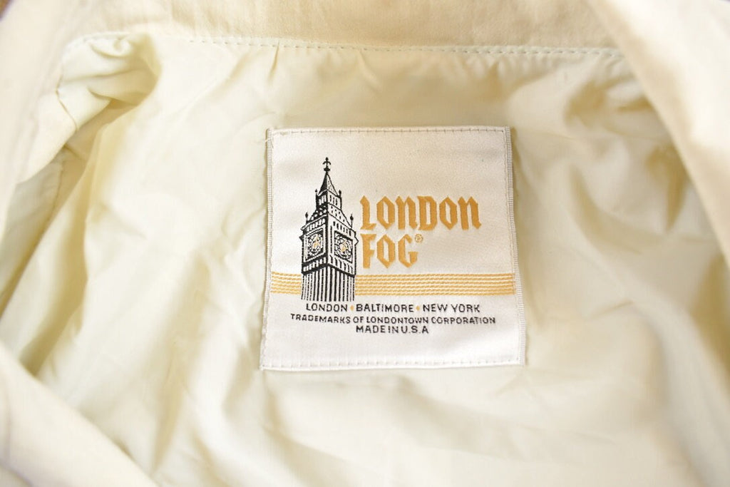 Vintage 1980s London Fog Satin Rain Jacket