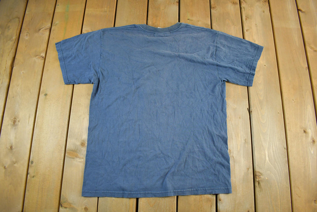 Vintage 1990s Boat Potato Fishing Graphic Fisherman T-Shirt Men's Large