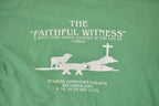 Vintage 1990s The Faithful Witness Christian Church Graphic Print Crewneck Sweatshirt Men's L