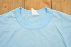 Vintage 1980s Blue Blank T Shirt