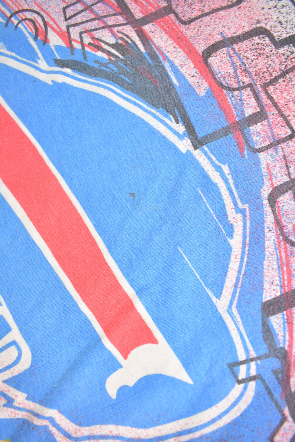 Vintage 1990s Buffalo Bills NFL All Over Print T-Shirt