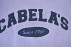 Vintage 1990s Artisans Cabela's Embroidered Text Logo Crewneck Sweatshirt Men's L