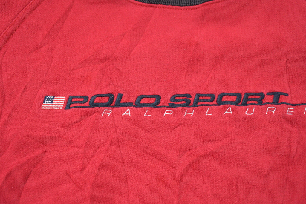 Vintage 1980s Polo Sport Ralph Lauren Embroidered Sweatshirt