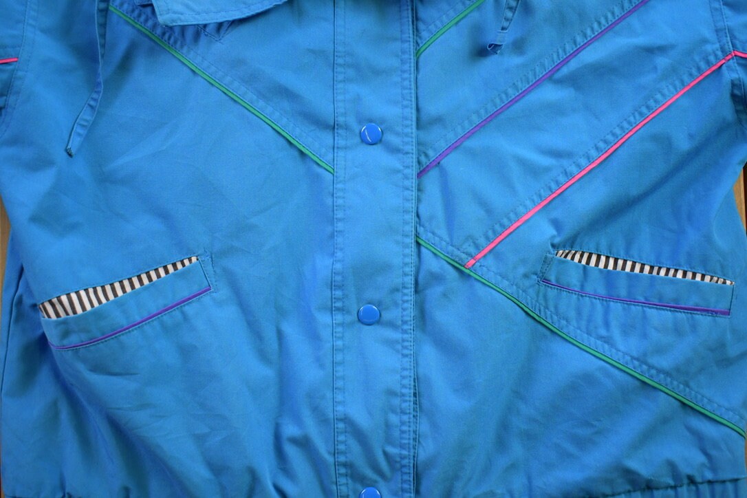 Vintage 1990s G4000 Blue Light Winter Jacket