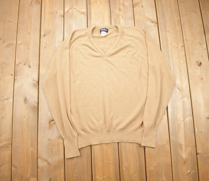 Vintage 1980s Par Four Sportswear Cashmere Crewneck Sweater