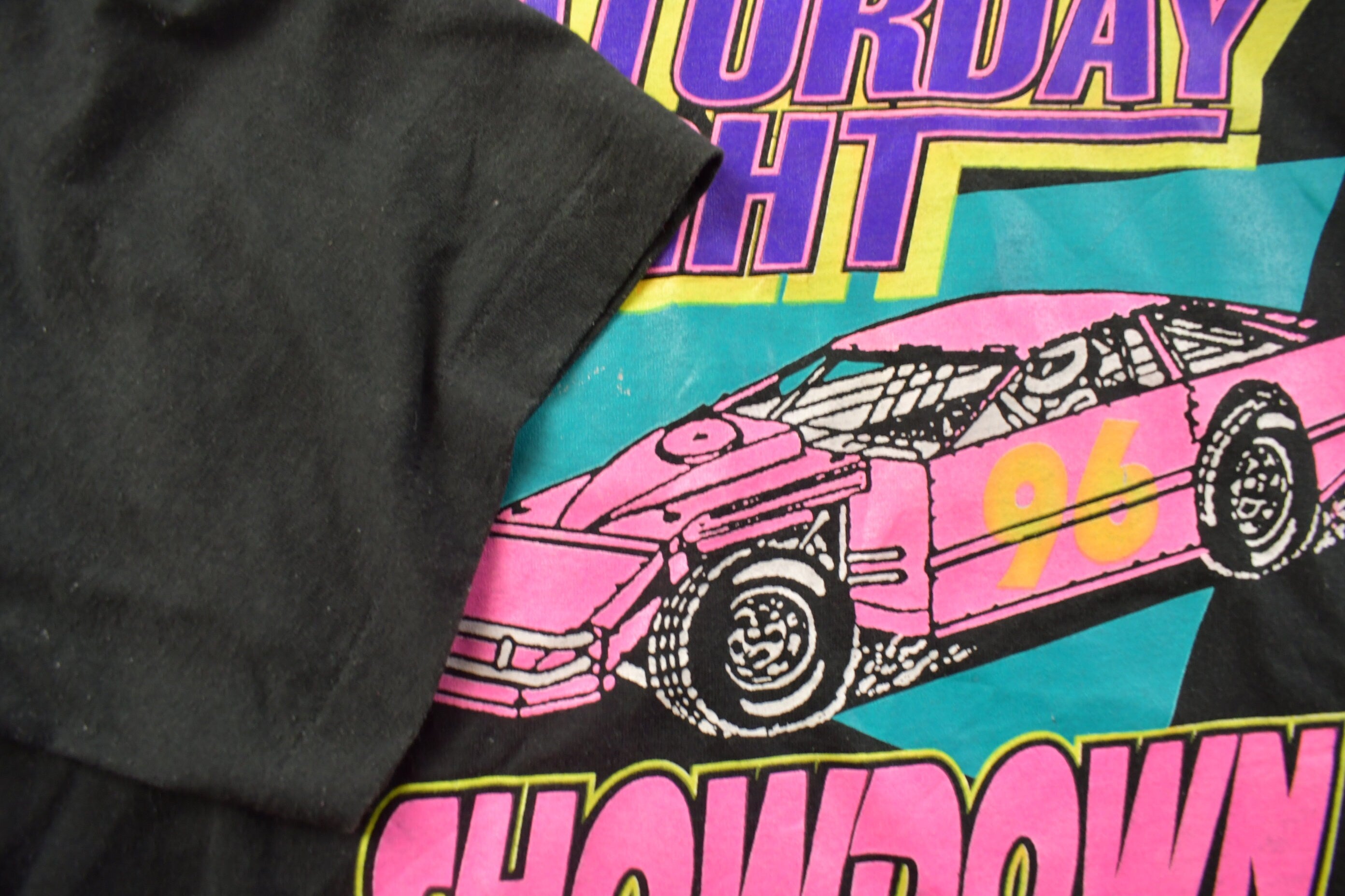 Vintage 1990s North Texas Speedway Showdown Racing T-Shirt