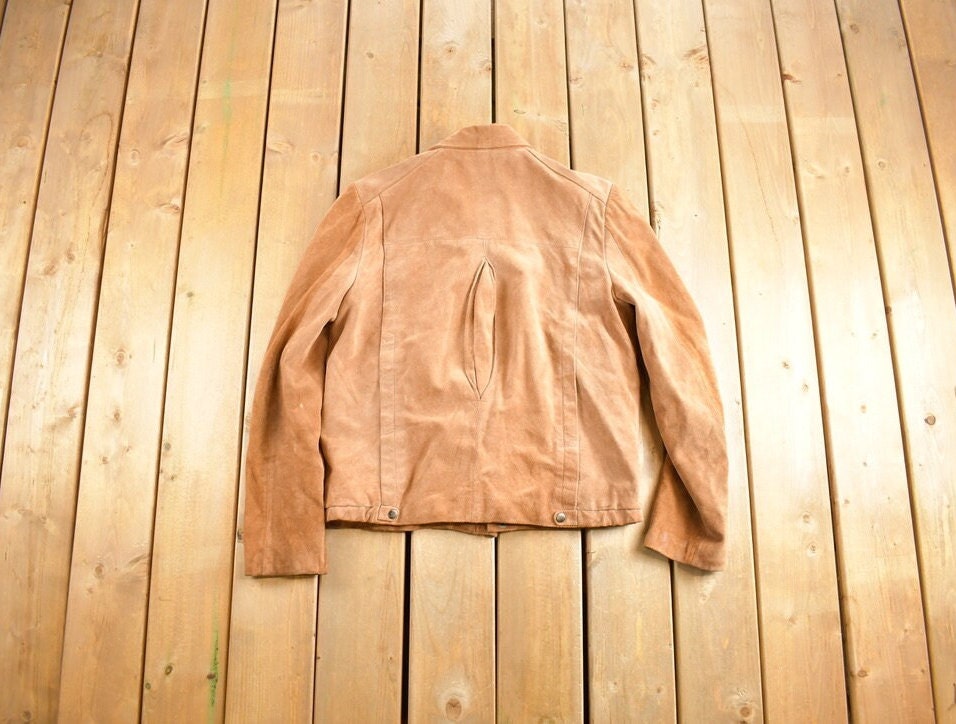 Vintage 1980's Beige Suede Coat