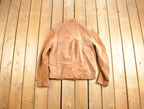 Vintage 1980's Beige Suede Coat