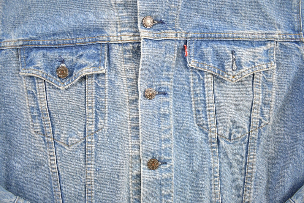 Vintage 1970s Levi's Denim Jean Jacket  Vintage Denim  Streetwear  Fall Outerwear  Light Wash  Made In Canada  Levi Strauss & Co